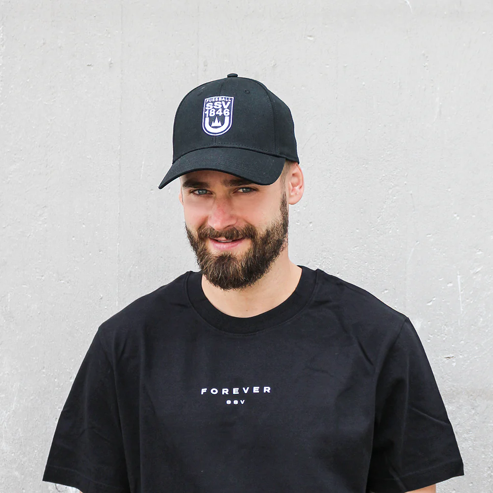 Basecap SSV Ulm 1846 Fussball Wappen schwarz