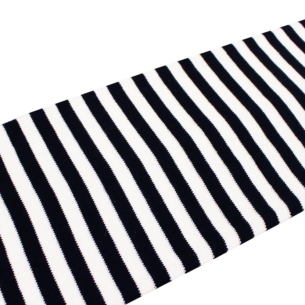 Blockstreifen Schal schwarz weiss mit SSV Wappen - Image 4